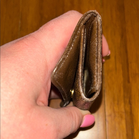 Louis Vuitton Brown and Tan Checkered Key Holder
